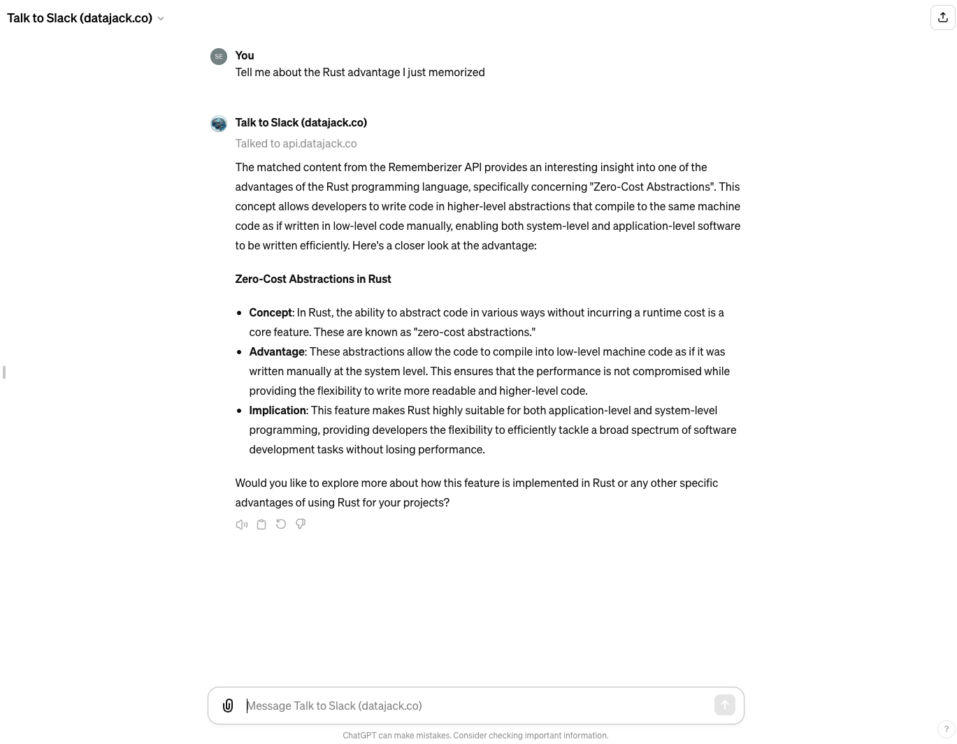 Récupérer les données de mémoire dans une autre application