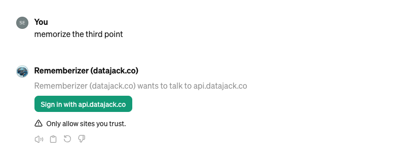 Se connecter pour autoriser Rememberizer