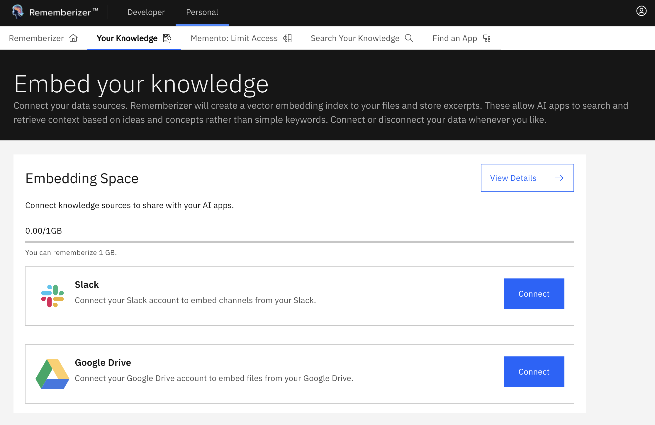 Carte de source de connaissances Google Drive